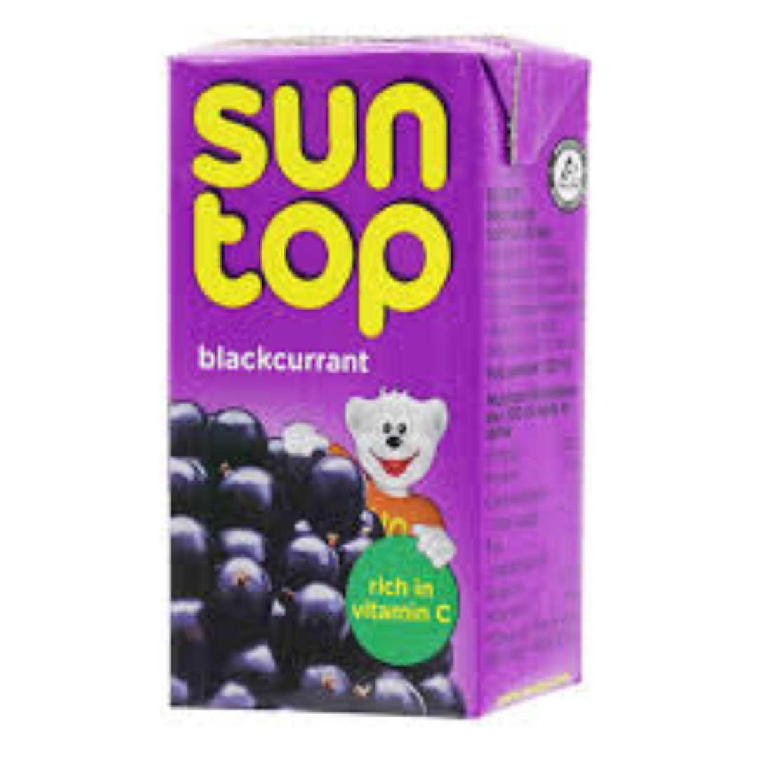 SUNTOP BLACKCURRANT JUICE 125ML